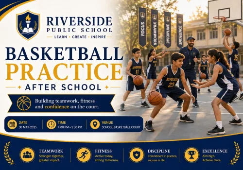 Basketball practice after school
